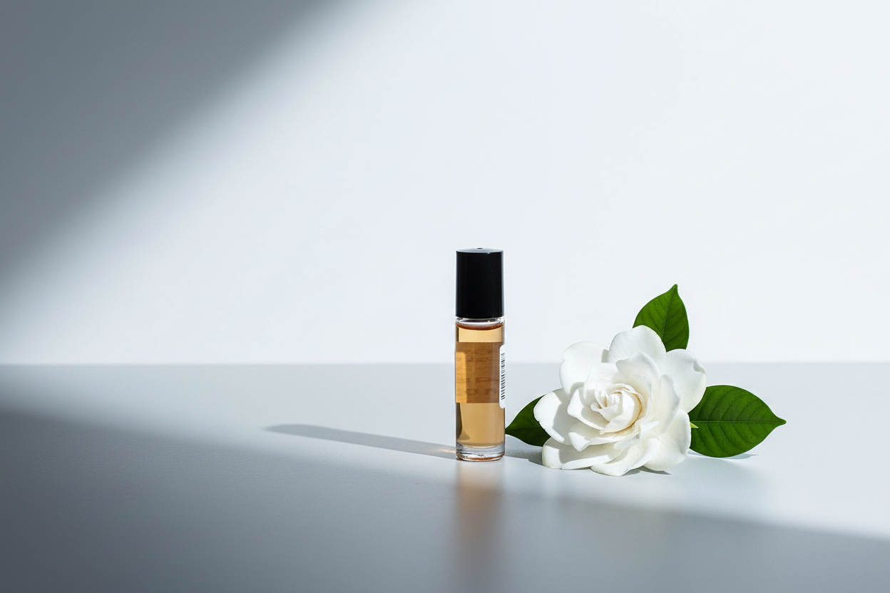 Women's Designer Fragrance Oil - editorial luxury photo