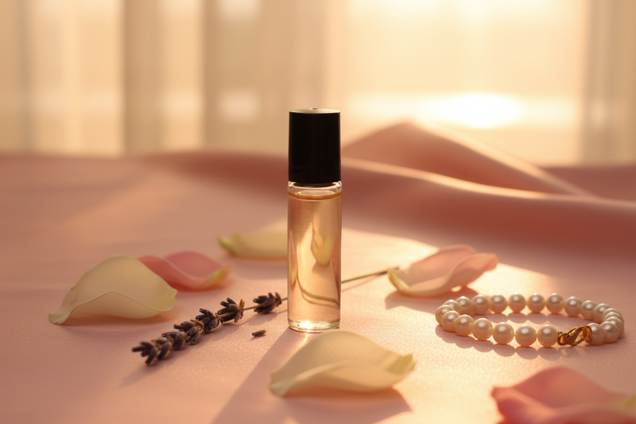 Women's Designer Fragrance Oil - romantic lifestyle photo